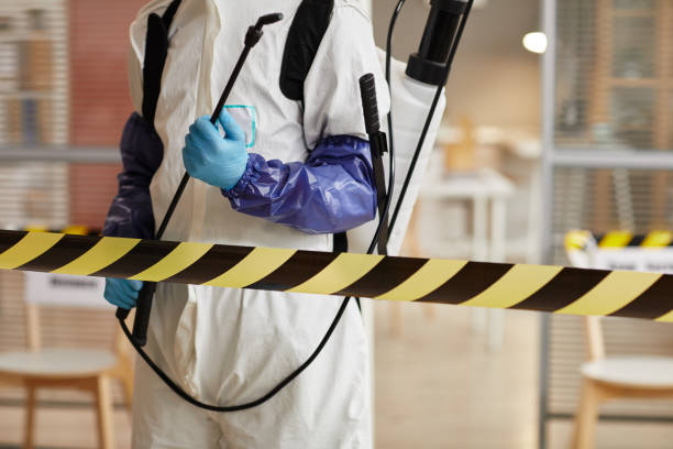 Professional Biohazard Cleanup technician working in Pawcatuck, CT